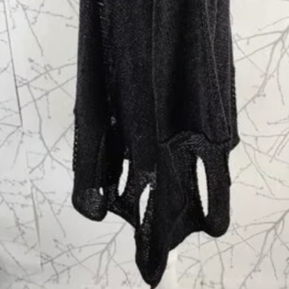 Joseph Ribkoff black oversized sweater top S/M - Picture 6 of 7